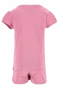 Піжама BlueY для дівчат, набір 2 шт: футболка та довгі штани synthetic.ua - Фото 1