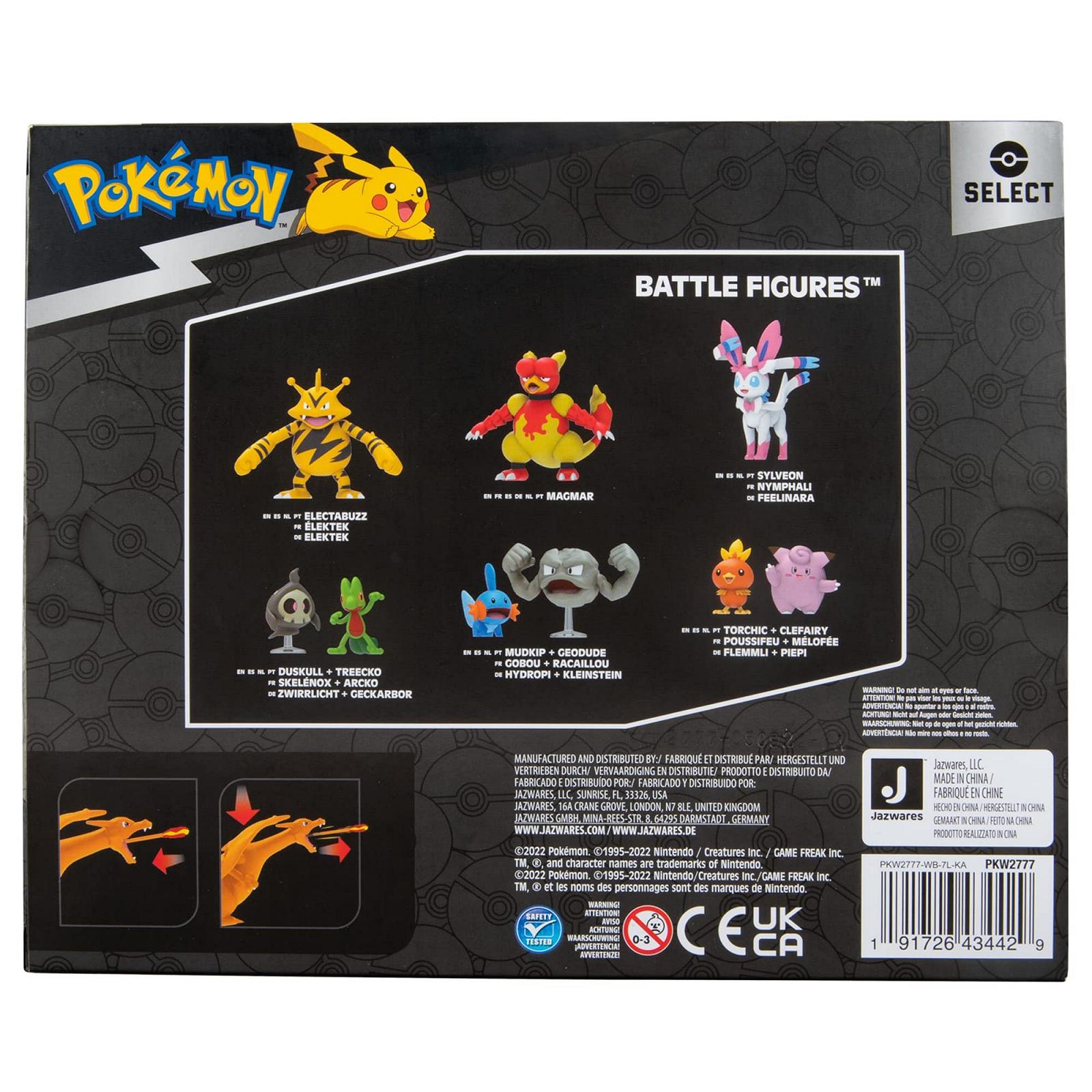 Набор фигурок Pokémon Select Development Multipacks Glumanda, Glutexo, Glurak, фото №9