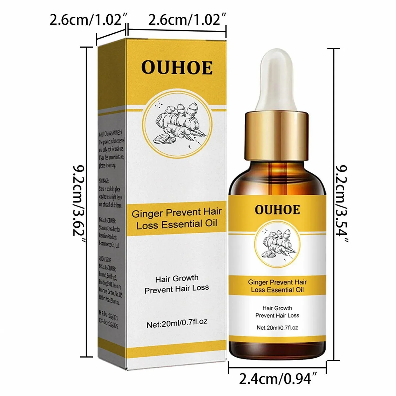 Есенція для росту волосся Delr, 20 мл, фото №6