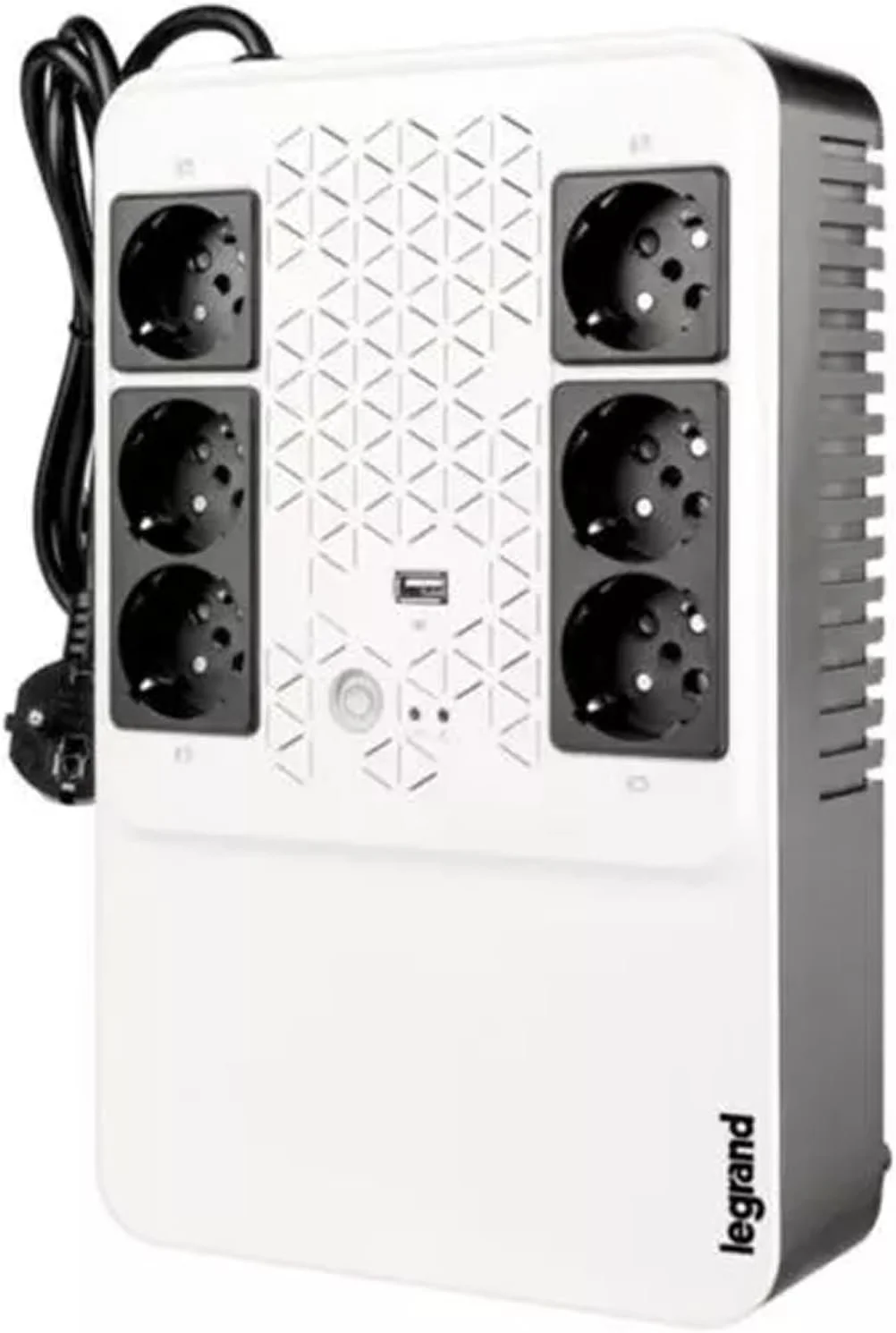Источник бесперебойного питания Legrand Keor Multiplug 800 ВА / 480 Вт / 6 выходов на 230 В / зарядное устройство USB / Белый, фото №1