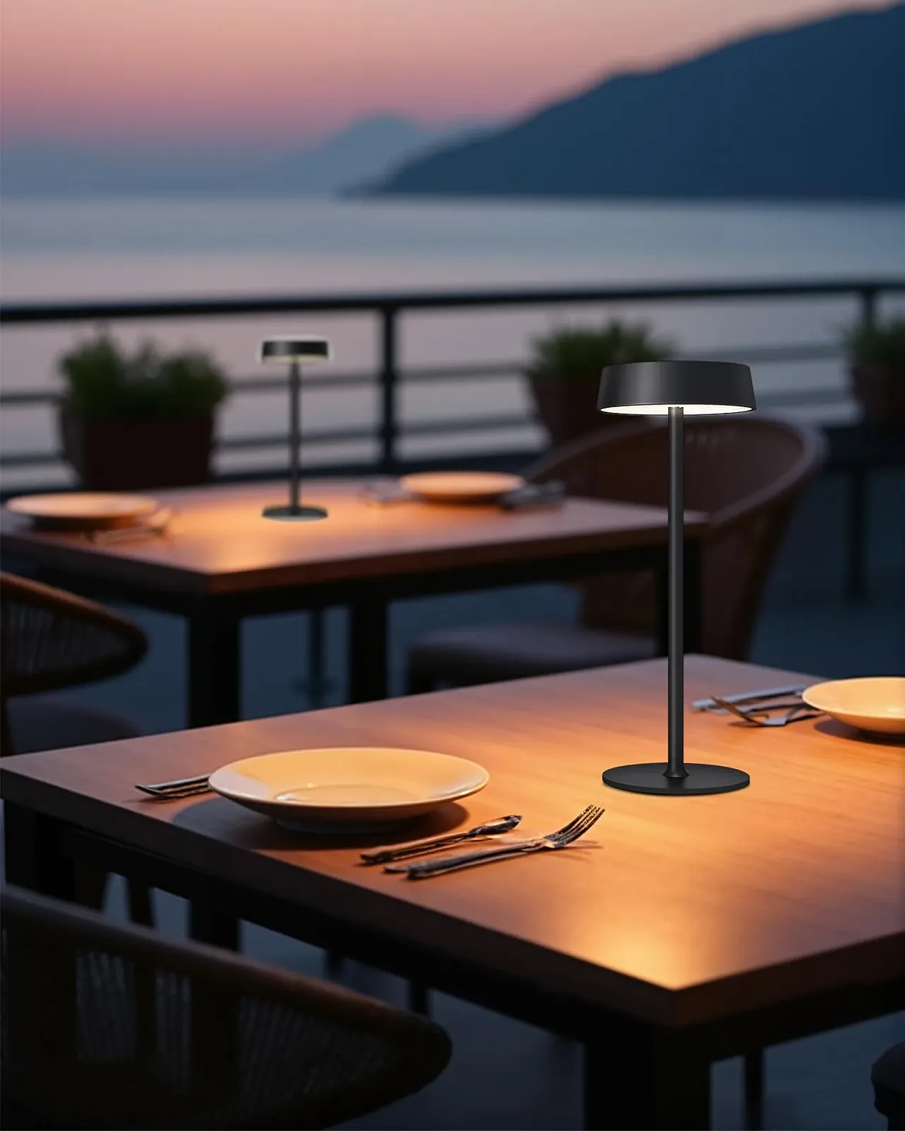 Настільна лампа EZVALO LED Wireless Touch Dimmable IP44 3600 mAh Rechargeable Bedside Lamp, фото №8