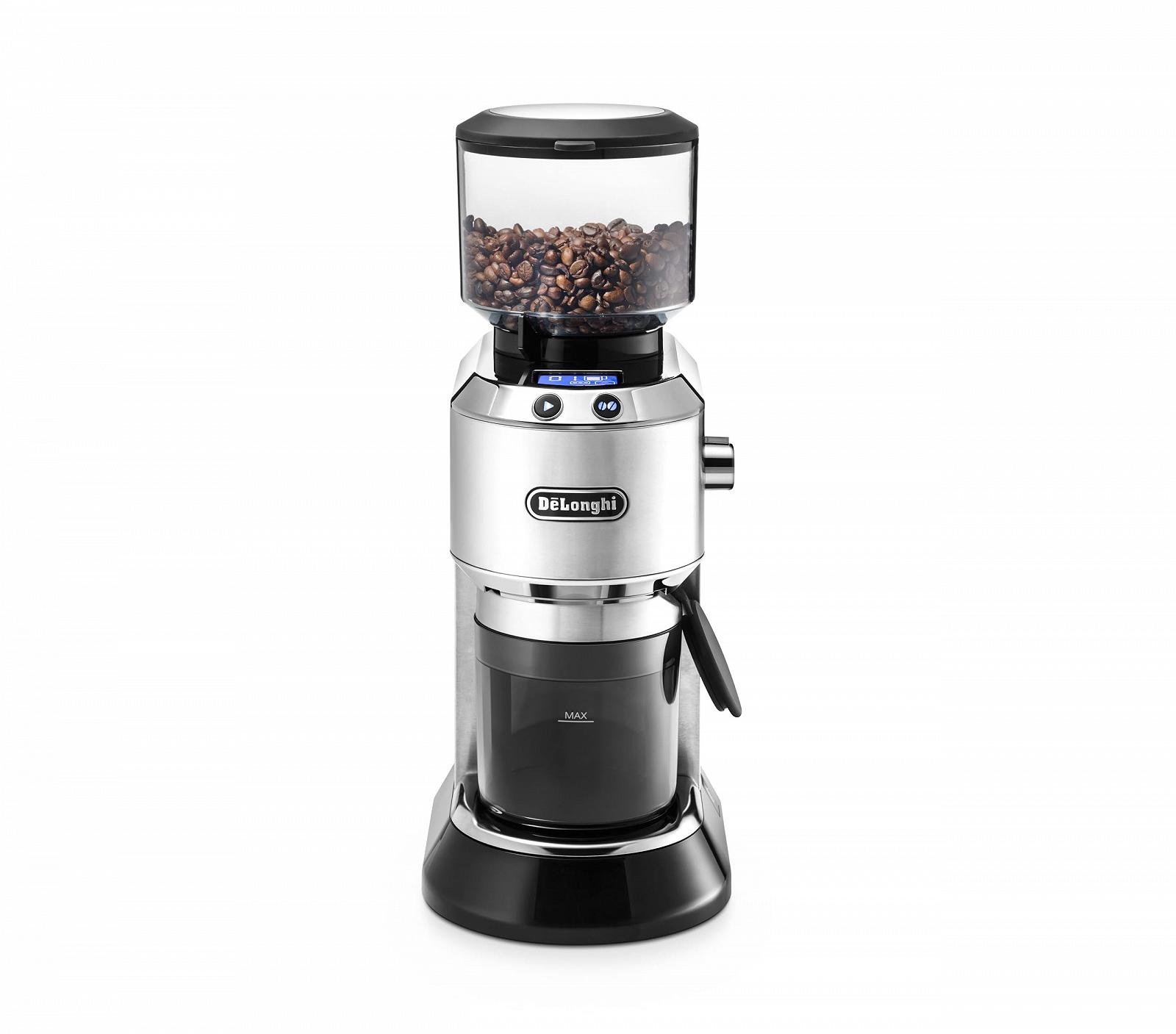 Электрическая кофемолка De'Longhi KG 521.M Серебристый, фото №1 Электрическая кофемолка De'Longhi KG 521.M Серебристый, фото №1