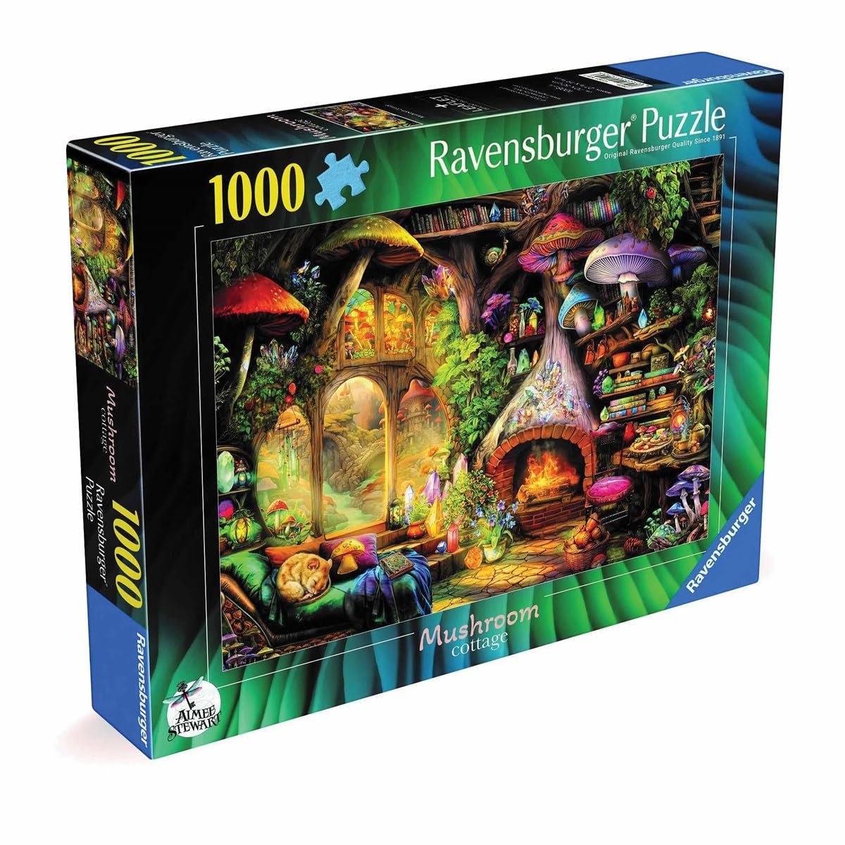 Пазл Ravensburger Mushroom Hut 1000 деталей різнокольоровий, фото №1