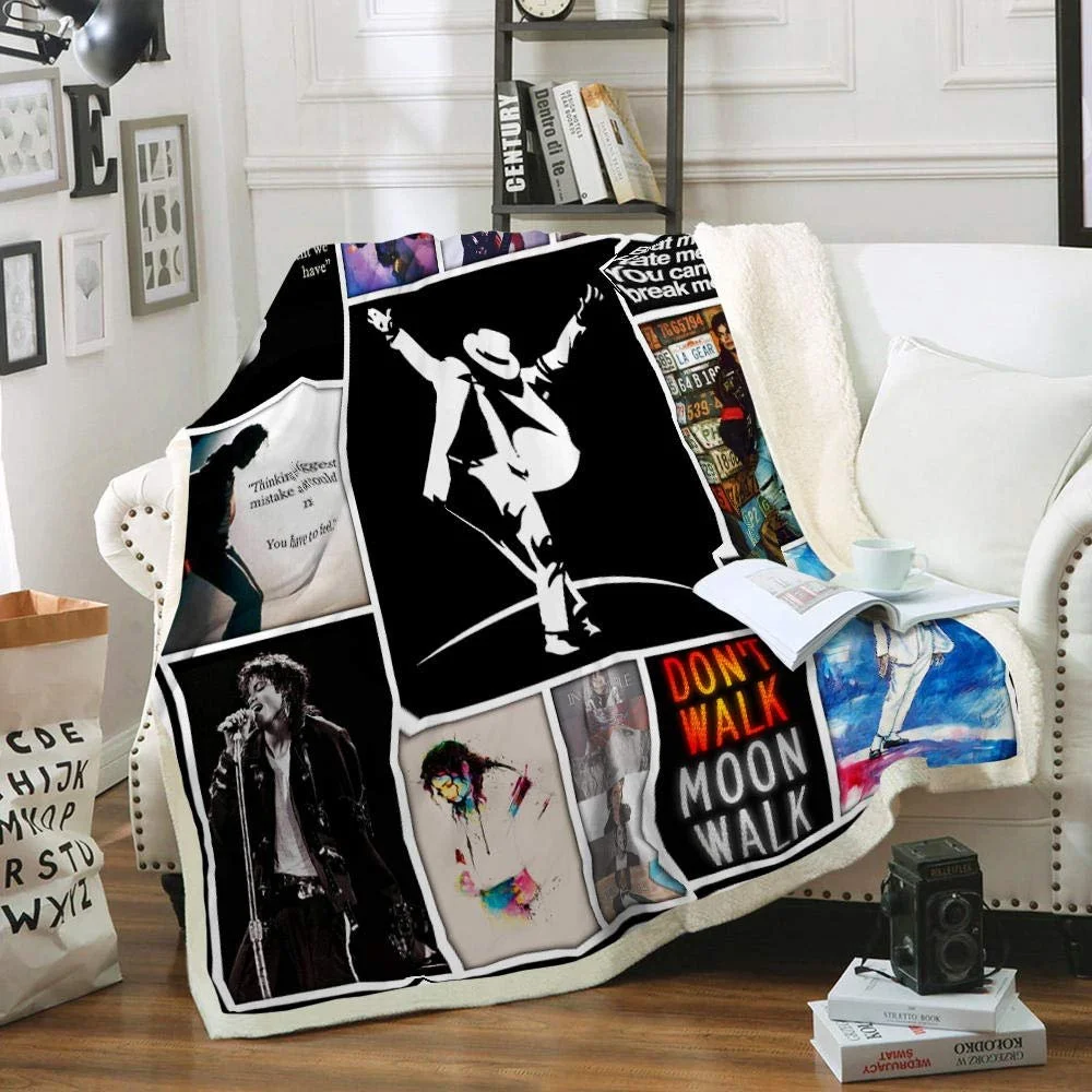 Покривало CURTAINSCSR Michael Jackson 130 x 150 см, пухнаста, фото №1