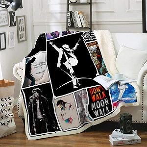 Покривало CURTAINSCSR Michael Jackson 130 x 150 см, пухнаста - Фото 1