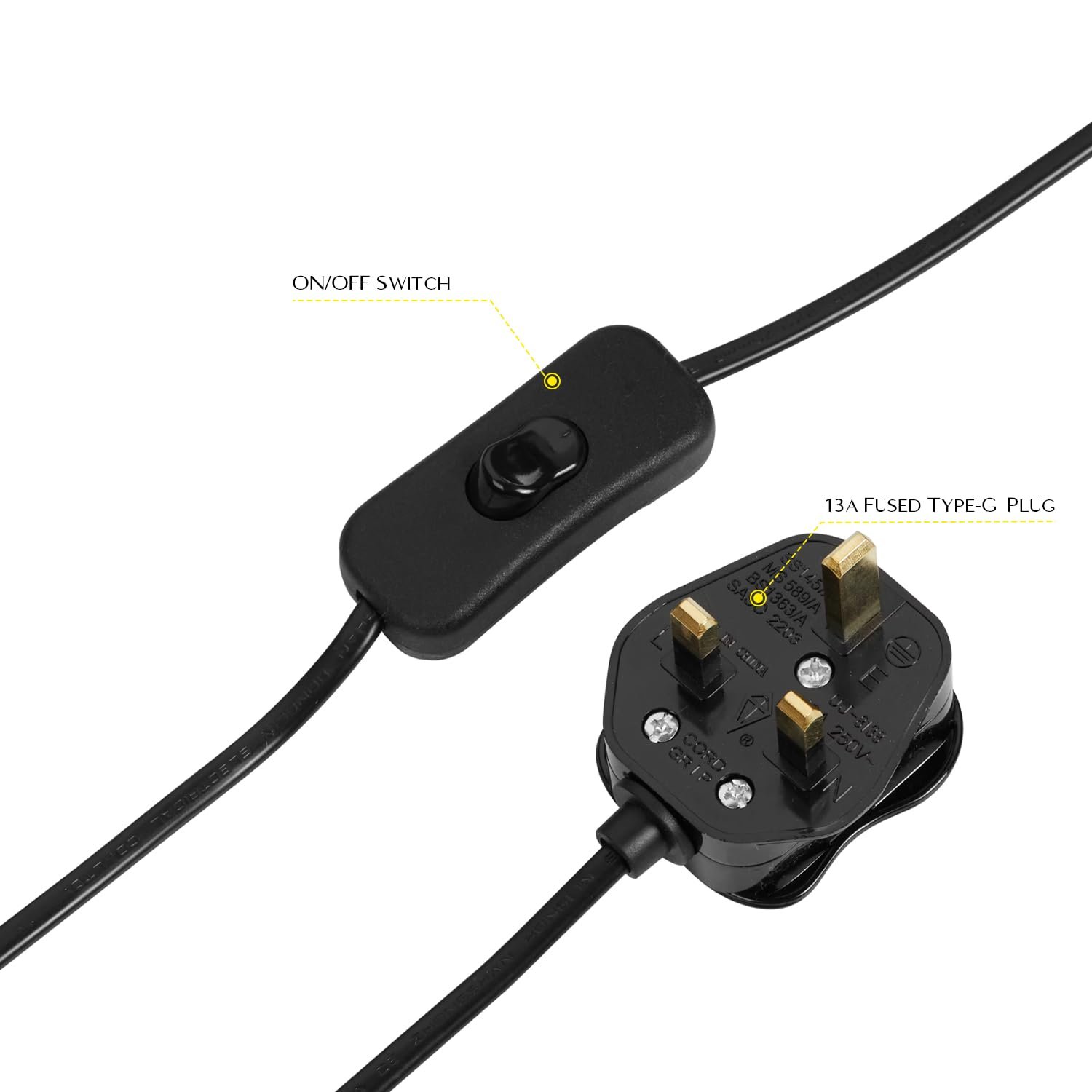 Настінна лампа LEDSone Black Birds Raven Резина Чорна Права (Комплект з 2 шт.) E27, фото №9