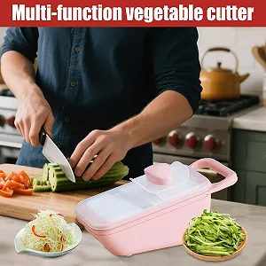 Терка Hobel багатофункціональна для моркви для натирання локшини, капусти, дитячого харчування, для кемпінгу та дому synthetic.ua - Фото 1