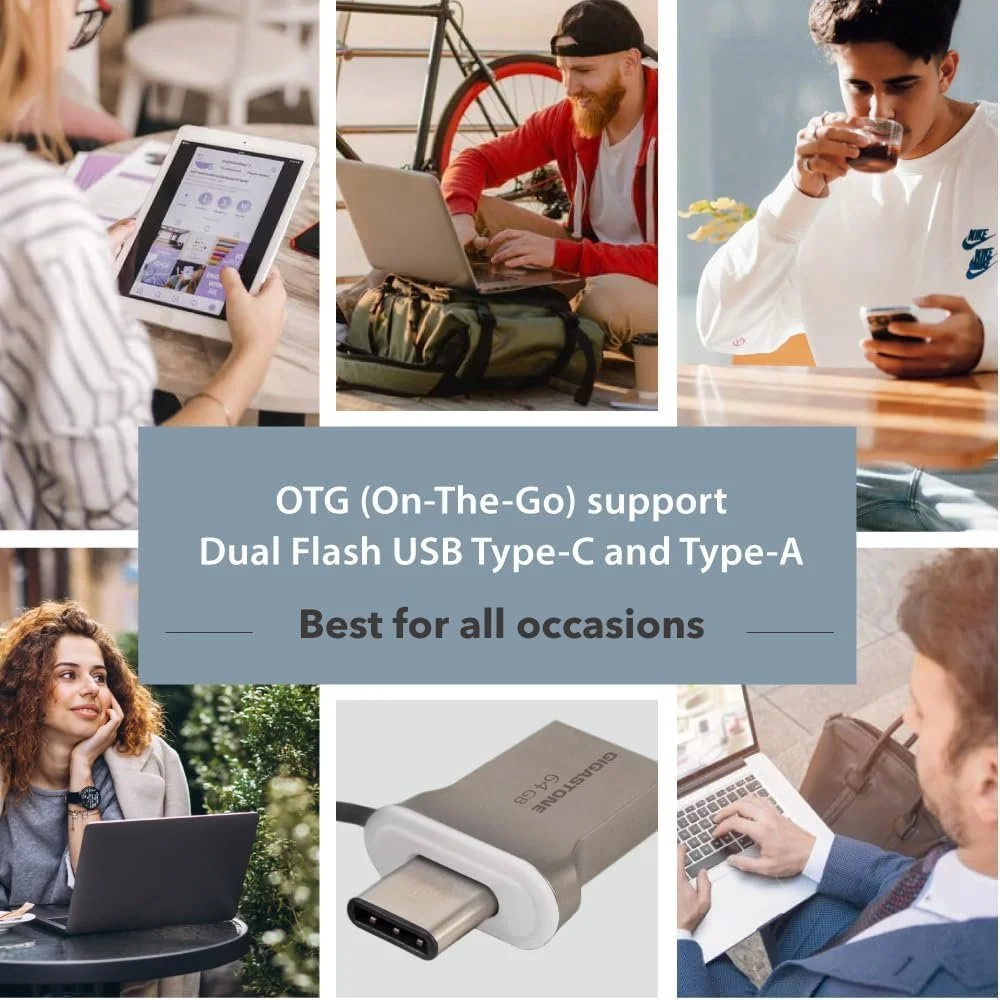 USB-флеш-накопичувач GIGASTONE Nano Luxury Dual Drive Z50 256 ГБ USB 3.2 Gen 1 Type-A & Type-C 100 МБ/с Metal, фото №6 USB-флеш-накопичувач GIGASTONE Nano Luxury Dual Drive Z50 256 ГБ USB 3.2 Gen 1 Type-A & Type-C 100 МБ/с Metal, фото №6