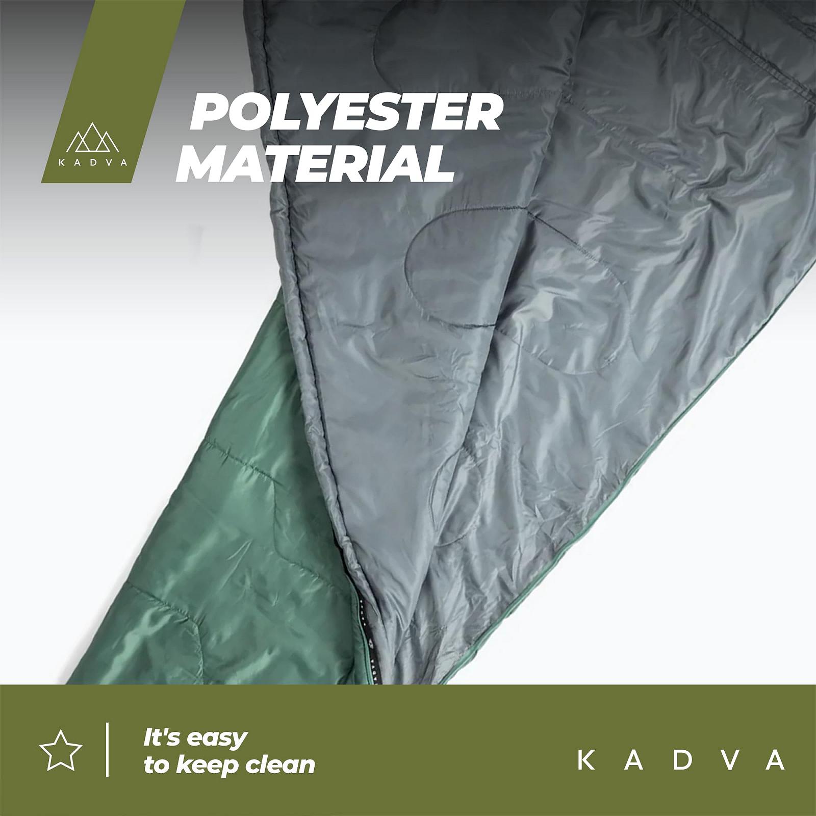 Спальний мішок KADVA Mumio Camping L 230 x 80 см зимовий з капюшоном температура комфорту 4 градуси високе утримання тепла RipStop Technology, фото №3 Спальний мішок KADVA Mumio Camping L 230 x 80 см зимовий з капюшоном температура комфорту 4 градуси високе утримання тепла RipStop Technology, фото №3