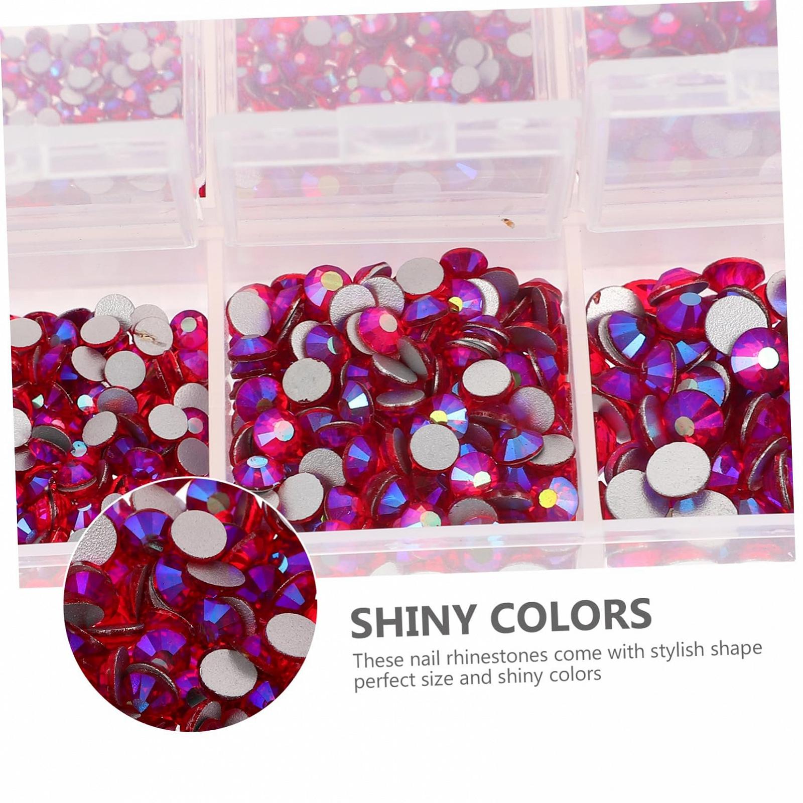 Стразы для ногтей FRCOLOR Плоские для дизайна ногтей, аксессуары для любителей, креативные дизайны, маникюрные украшения и проекты рукоделия, фото №3