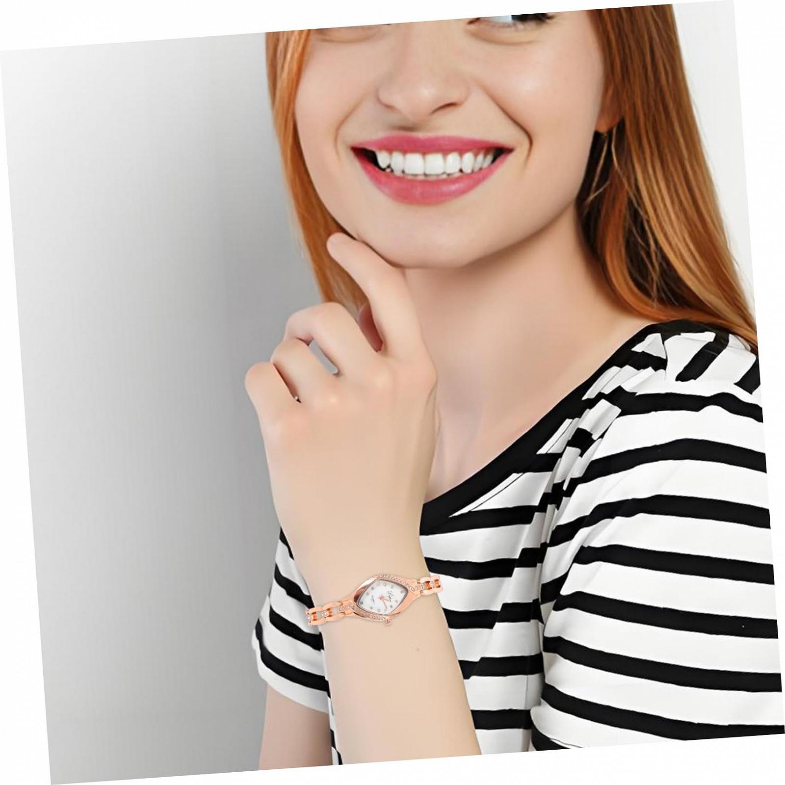 Жіночий кварцовий годинник WRITWAA P128 Золотий Срібний, фото №5 Жіночий кварцовий годинник WRITWAA P128 Золотий Срібний, фото №5