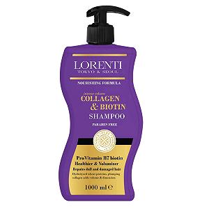 Шампунь Lorenti Hair 1000 мл Коллаген и Биотин - Фото 1