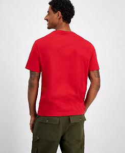 Чоловіча футболка Guess Jeans, Червона, L ціна на synthetic.ua - Фото 1 Чоловіча футболка Guess Jeans, Червона, L synthetic.ua - Фото 1