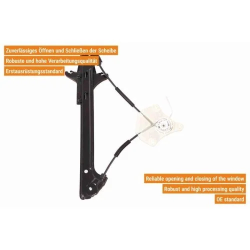 Склопідйомник VAICO V10-7622 Green Mobility Parts для AUDI SEAT SKODA VW VAG, фото №3 Склопідйомник VAICO V10-7622 Green Mobility Parts для AUDI SEAT SKODA VW VAG, фото №3