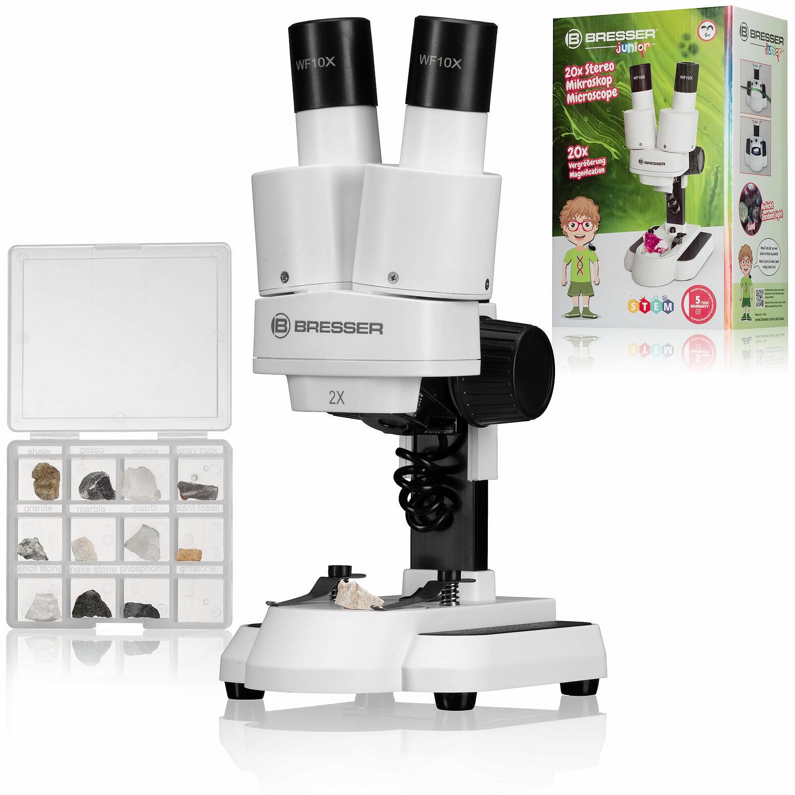 Стереомикроскоп Bresser Junior ICD-Pro 20x и 50x, фото №1