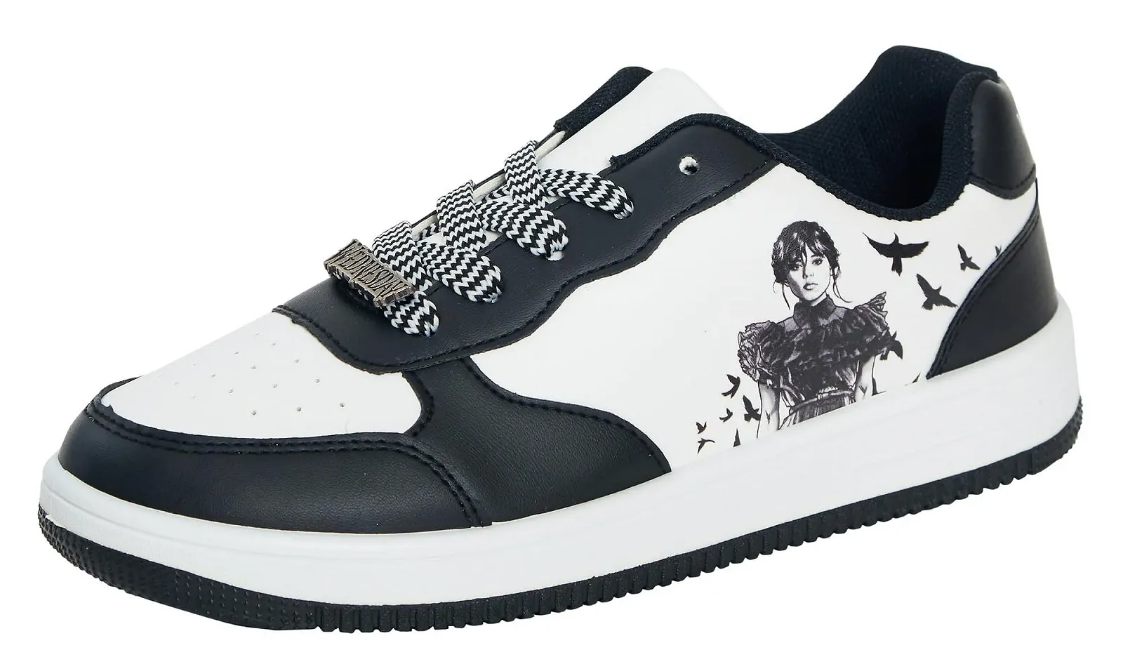 Кросівки Wednesday Adams Family для дівчат, дитяче, підліткове, на шнурівці, фото №1