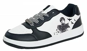 Кроссовки Wednesday Adams Family для девочек, детская, подростковая, на шнуровке - Фото 1