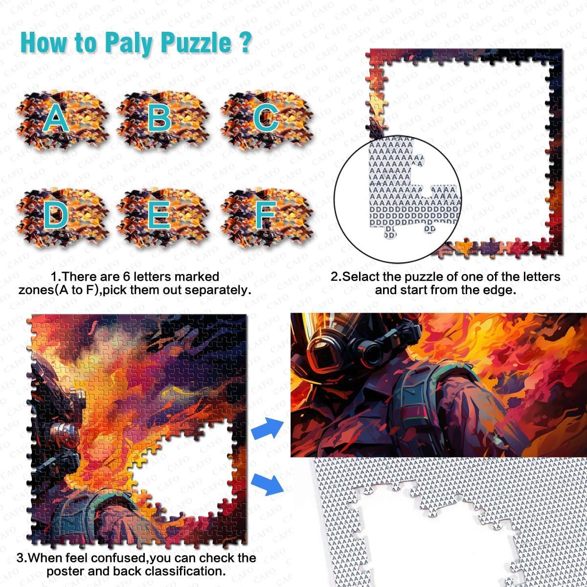 Пазл Fireman 1000 элементов 38 x 52 см, фото №6