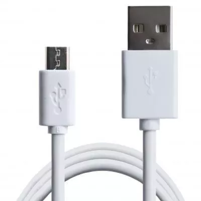 Дата кабель USB 2.0 AM to Micro 5P 1.5m white Grand-X PM015W, фото №4