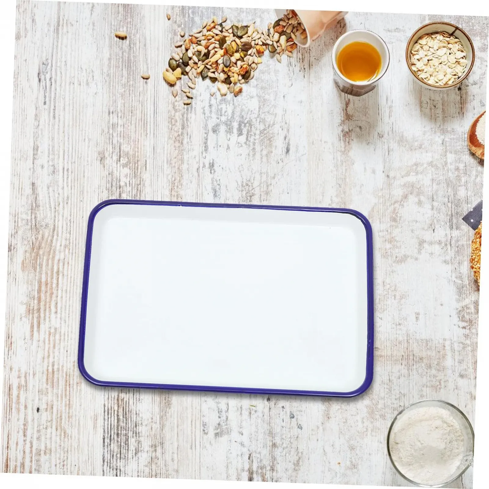 Форма для запекания INOOMP прямоугольная эмалированная износостойкая, фото №8