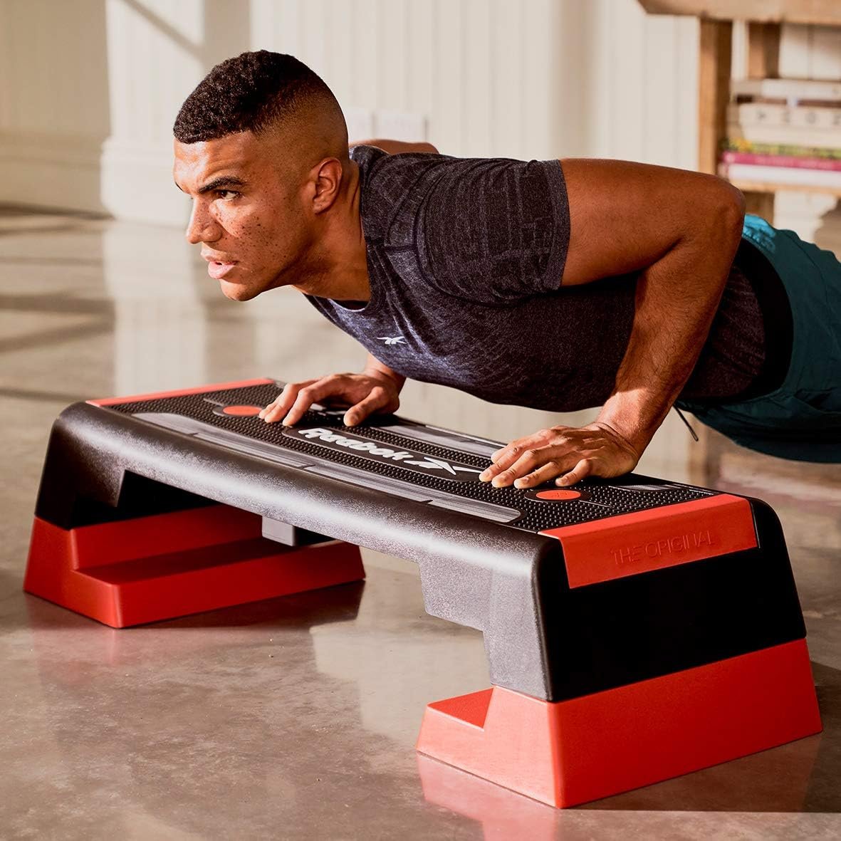 Степ платформа Reebok Workout  Step Чорно-червоний, фото №7