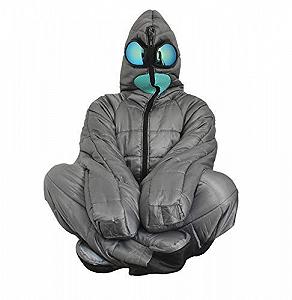 Спальний мішок MYVVKIA з малюнком "Інопланетянин", людський корпус, бавовняний - Фото 1