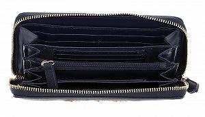 Гаманець VALENTINO Divina SA Lady Zip Around Navy synthetic.ua - Фото 1