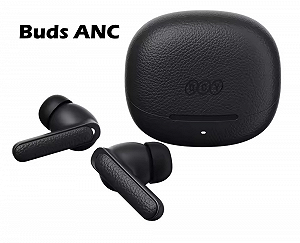 Наушники QCY Buds ANC Black -45dB BT5.4 Multipoint 6 микрофонов с AI - Фото 1