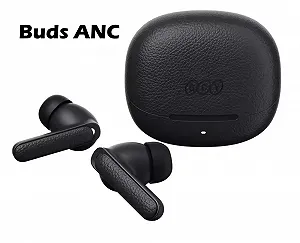 Купити Навушники QCY Buds ANC Black -45dB BT5.4 Multipoint 6 мікрофонів з AI - Фото 1 Навушники QCY Buds ANC Black -45dB BT5.4 Multipoint 6 мікрофонів з AI - Фото 1