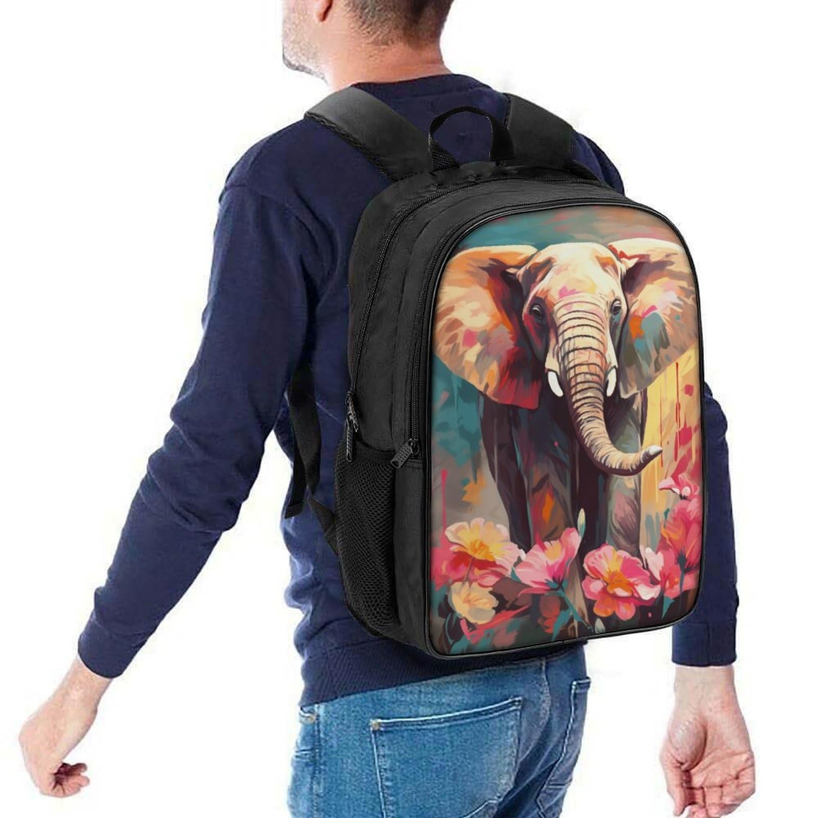Школьный рюкзак MXRMXR Elephant 40x28x16см, фото №5