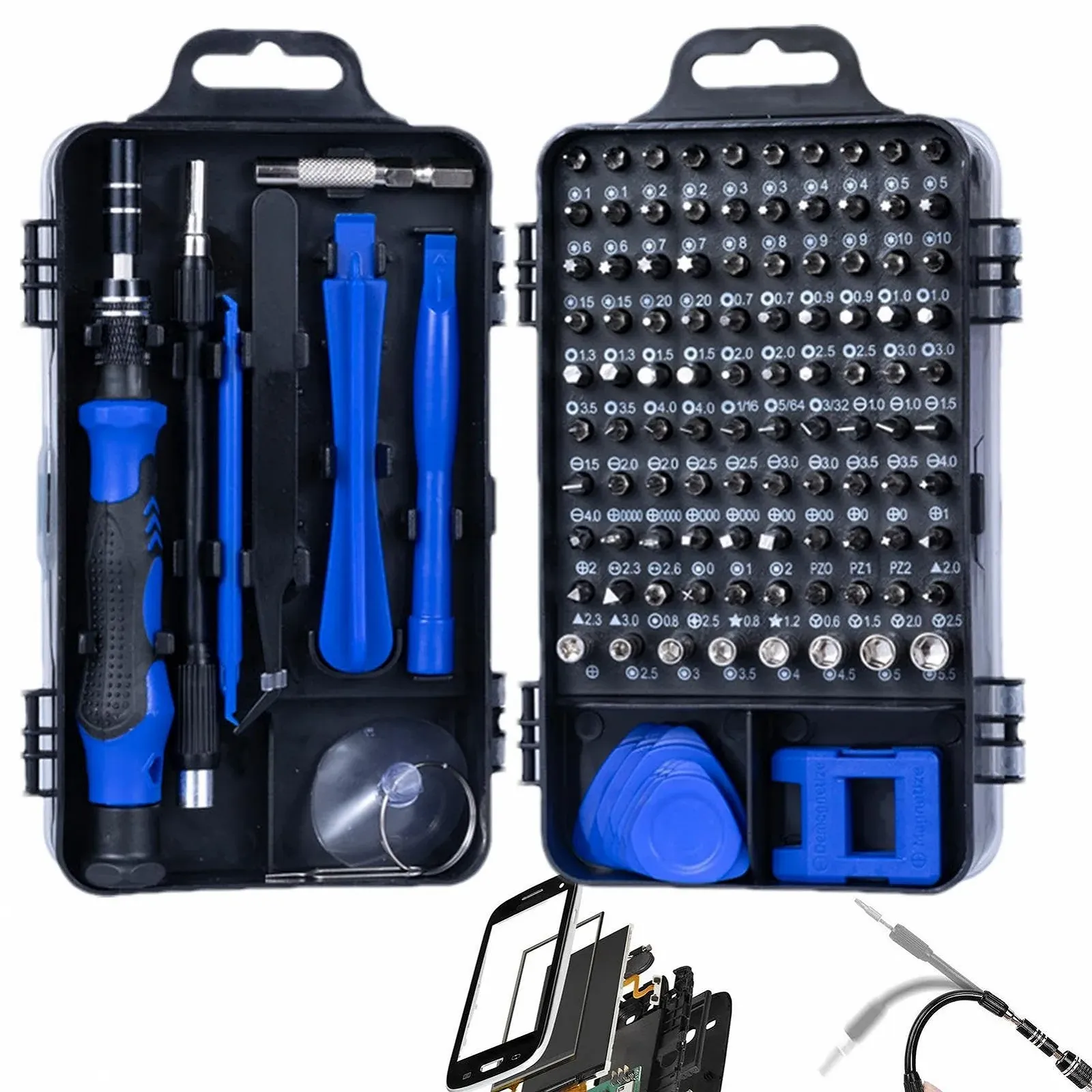 Набір викруток Precision Magnetic 115 в 1 Портативний, фото №6