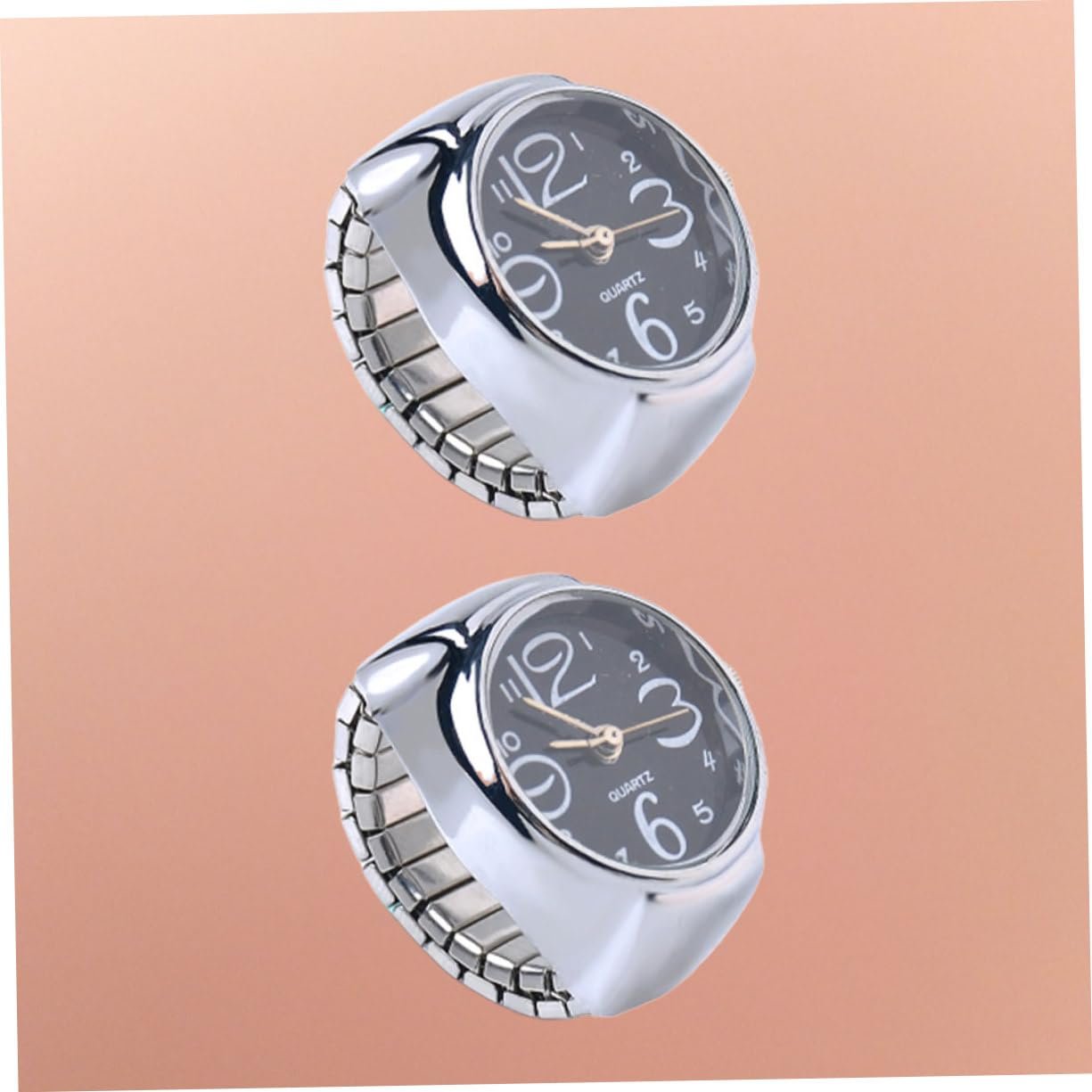 Кільце-годинник WRITWAA, набір 6 штук, для дівчат, для жінок, бінарний, цифровий, для чоловіків, круглий, кварцовий, металевий, фото №4