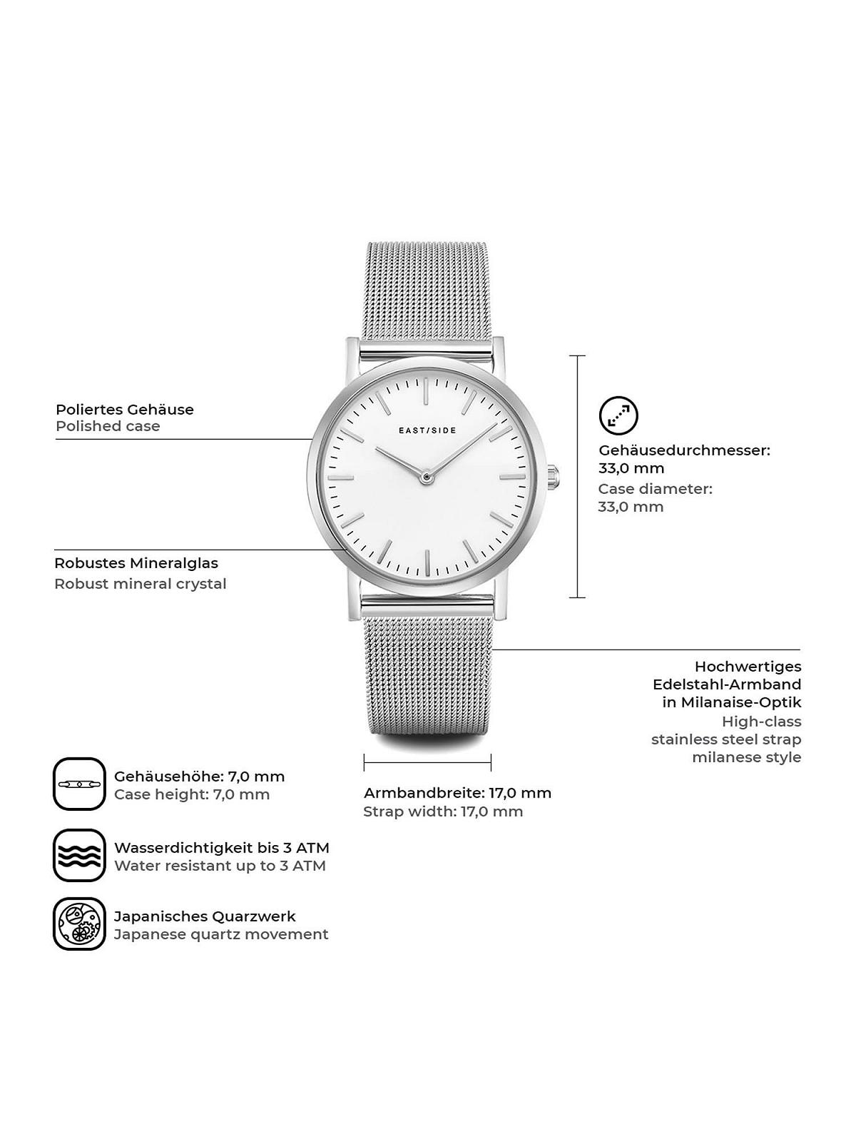 Женские часы Eastside 10080010 серебристый, фото №6