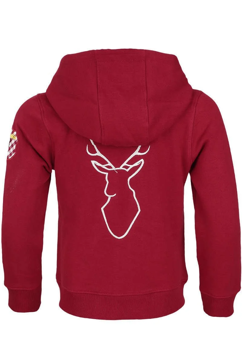 Кофта спортивна Isar-Trachten Унісекс Дитяча Костюмна Червоний 92, фото №4