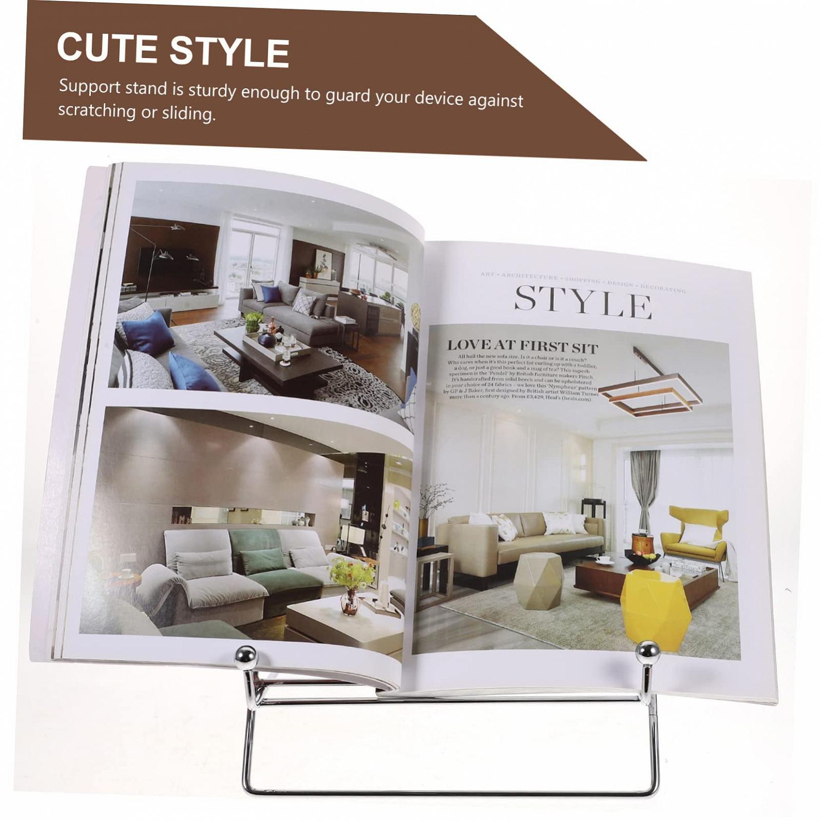 Подставка для ноутбука Эргономичная Складная Регулируемая для стола, Поддерживает Планшеты, Книги и Фотографии, Способствует Здоровой Осанке, фото №4