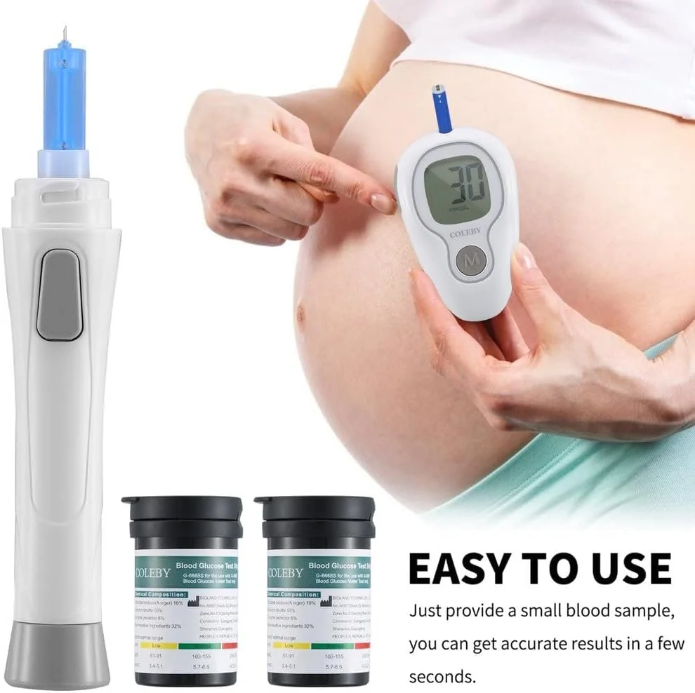 Глюкометр IKZA G-427B 100 ланцетов Белый, фото №6 Глюкометр IKZA G-427B 100 ланцетов Белый, фото №6