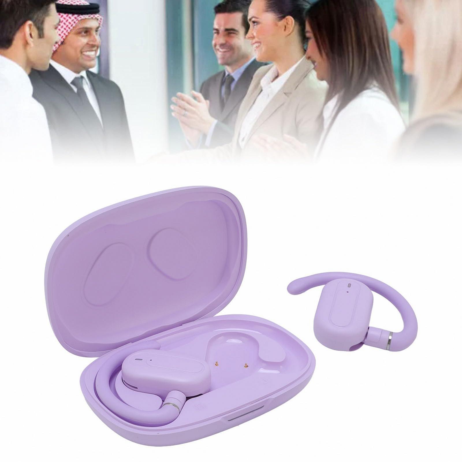 Наушники для мгновенного перевода, фиолетовые, фото №3 Наушники для мгновенного перевода, фиолетовые, фото №3