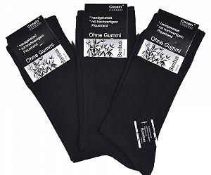 Носки из бамбука Черный, 3 или 6 пар, размер 35/38 и 39/42 - Фото 1