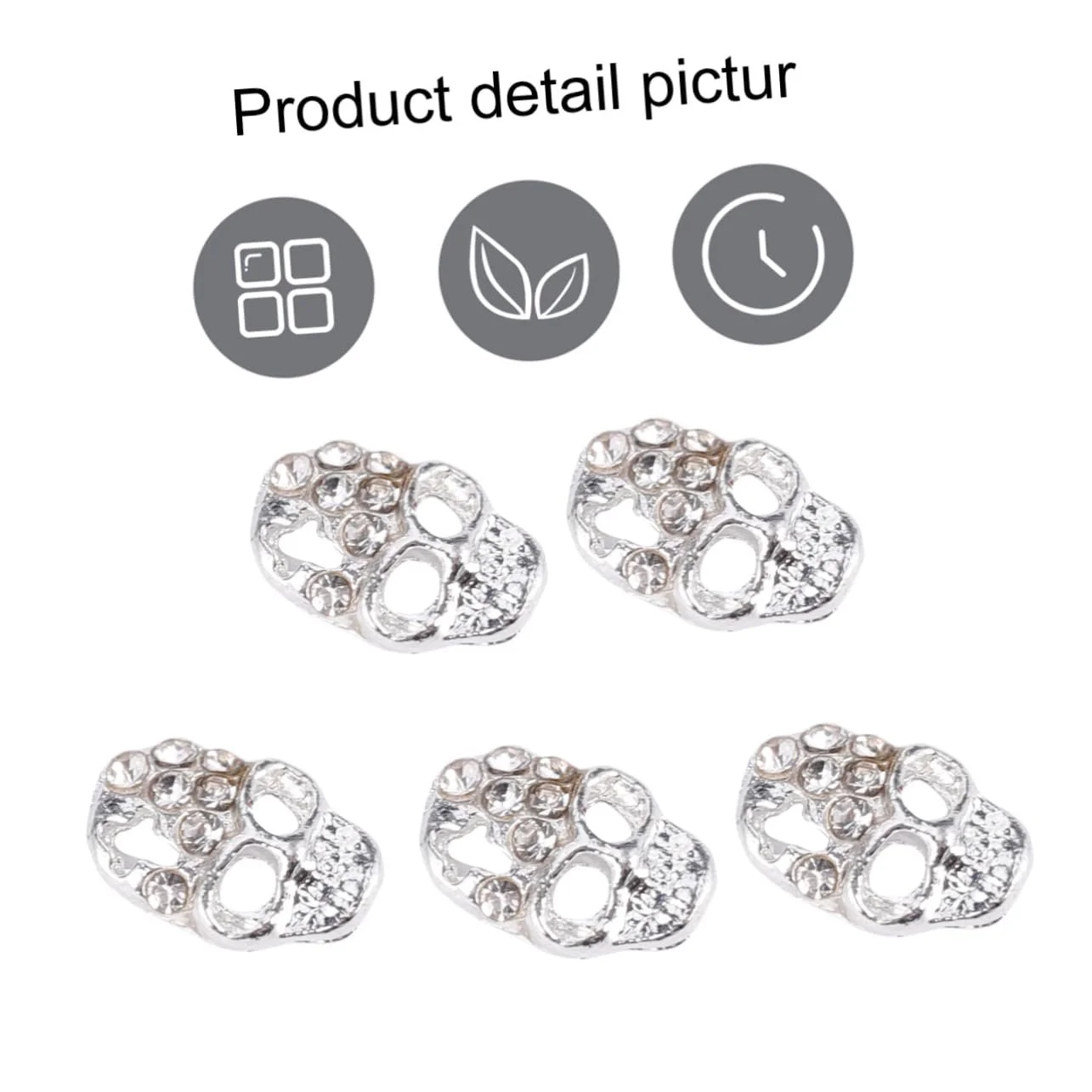 Наклейки для нігтів Самоцвіти для нігтів, білий колір, фото №9 Наклейки для нігтів Самоцвіти для нігтів, білий колір, фото №9