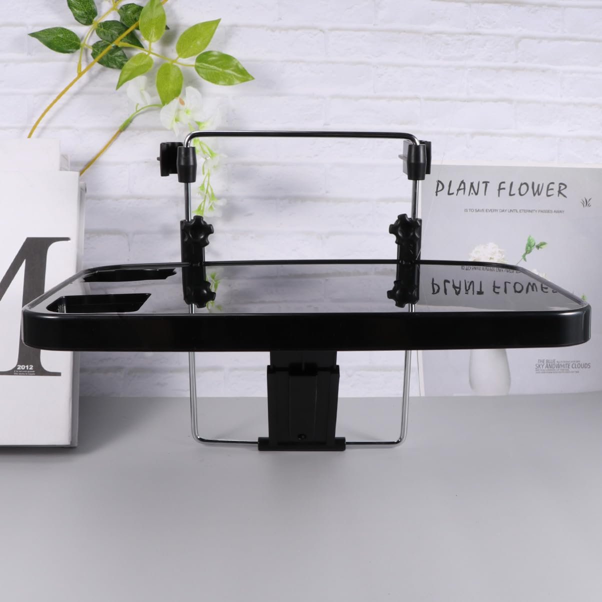 Столик на кермо Foldable з тримачем для напоїв Регульований багатофункціональний портативний, фото №5