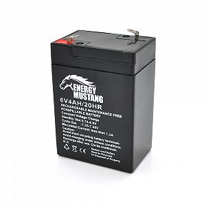 Акумуляторна батарея EnergyMustang EM-640 AGM 6V 4Ah 70 x 48 101 0.66 кг Q20/2000 - Фото 1