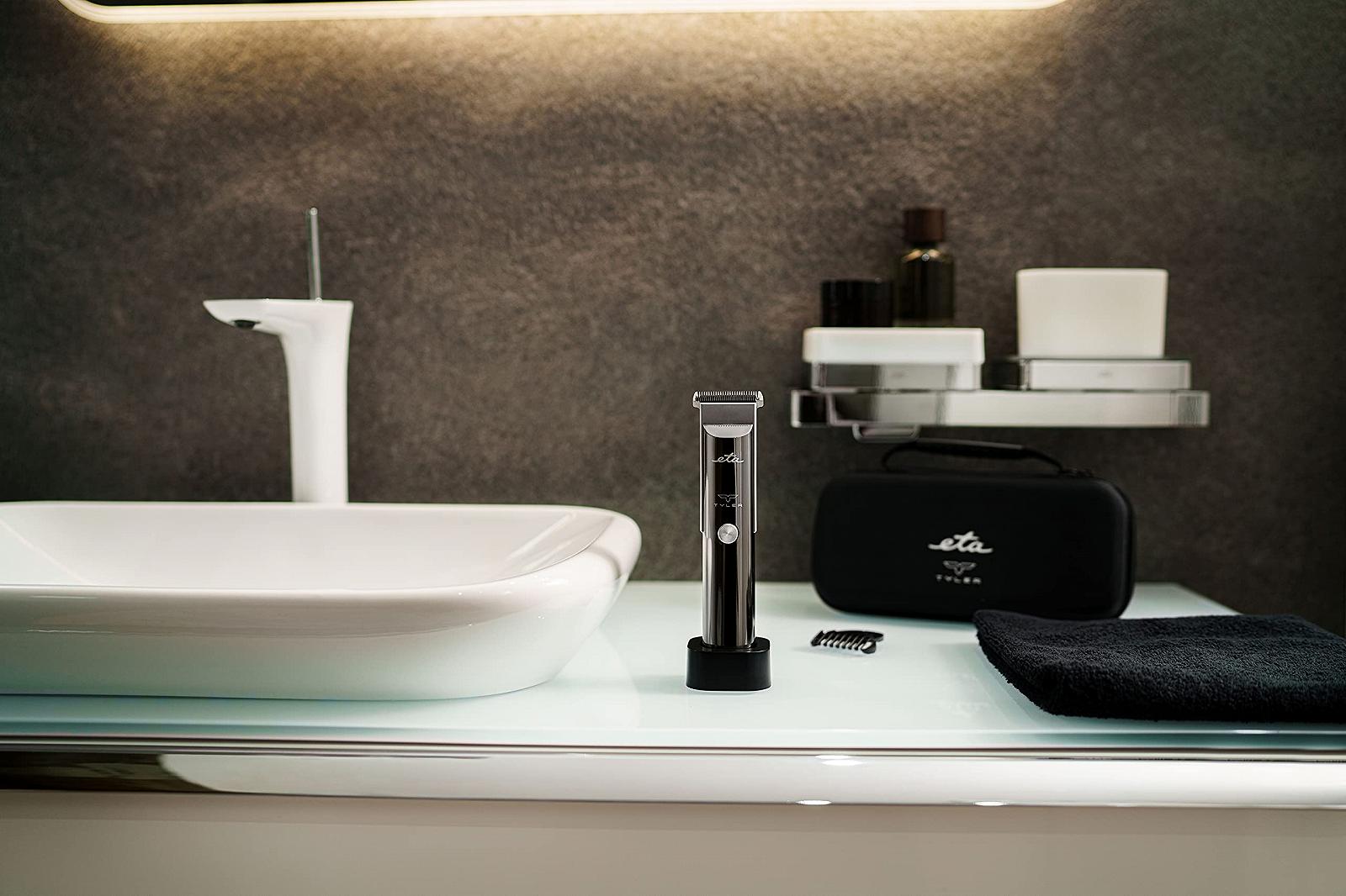 Триммер для волос и бороды ETA Tyler 5 скоростей 6 насадок (3-18 мм) 240 мин Li-Ion аккумулятор Индикатор нагрузки для смены уровня, фото №2