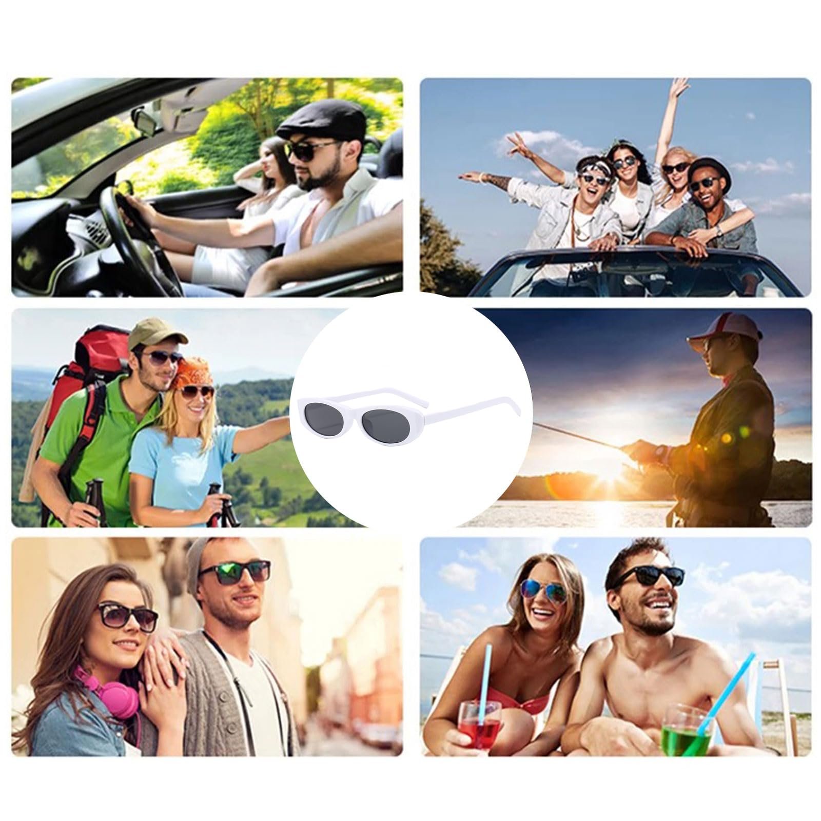 Сонцезахисні окуляри овальні YAMEIZE Retro для жінок та чоловіків Вінтажні, фото №5 Сонцезахисні окуляри овальні YAMEIZE Retro для жінок та чоловіків Вінтажні, фото №5