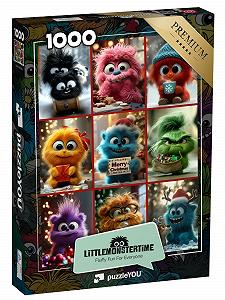 Пазл puzzleYOU Christmas Puzzle Collection Little Monster Time Christmas Collage 1000 элементов - Фото 1