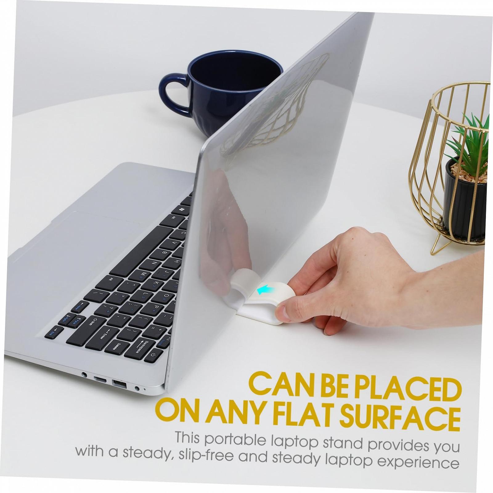 Підставка для ноутбука регульована по висоті портативна охолоджуюча 2 шт, фото №8