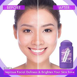 Маска для лица GLAMZA Egg Plant Очищающая Баклажанная Маска Глубокое очищение Контроль черных точек synthetic.ua - Фото 1