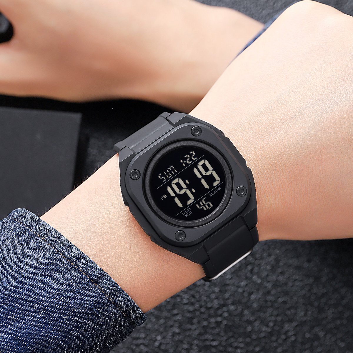 Годинник Skmei 2160BKBK Black, фото №3