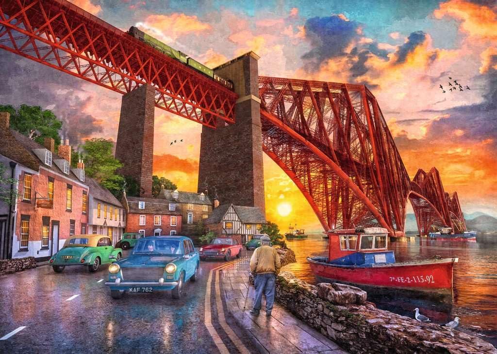 Пазл Ravensburger Forth Bridge at Sunset 1000 елементів 12-99 років, фото №2