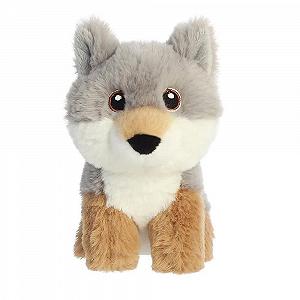 Мягкая игрушка Aurora Eco Nation Mini Wolf 35077 13 см разноцветная synthetic.ua - Фото 1