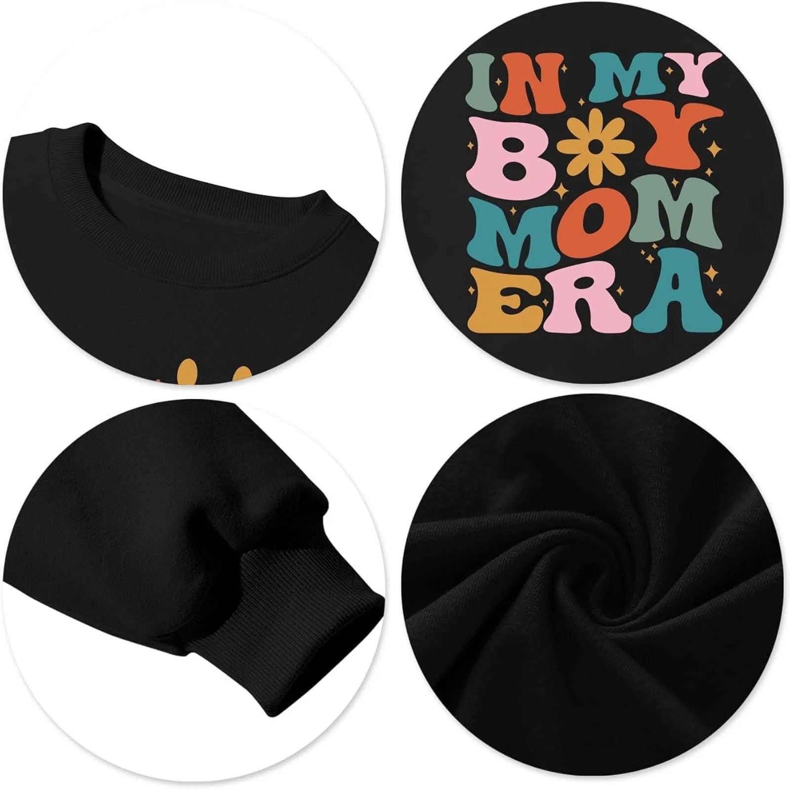 Женская Толстовка с Капюшоном Chic С Буквенным Принтом, Модная Кофта, Большой Размер, Женская Толстовка с Длинным Рукавом, Шикарная Элегантная Блузка с Круглым Вырезом, фото №4